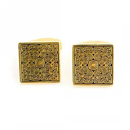 Запонка Handmade 1,5х1,5 см acs0011913 - мініатюра 3