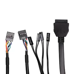 Корпус 2E TeamX TMX03 c БП 500W Black (2E-TMX03-500) - мініатюра 7