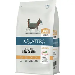 Сухий корм Quattro Junior All Breed для цуценят усіх порід з м'ясом птиці 7 кг