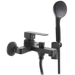 Змішувач для ванни Haiba Kubus 009 Euro black HB3932 Чорний матовий