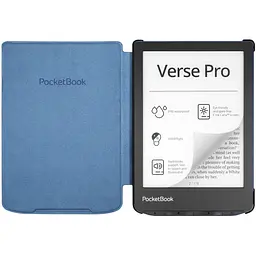 Обкладинка PocketBook 6", Verse(PB619/629/634), Shell cover, синя - мініатюра 4