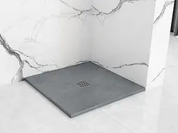 Душовий піддон Rea grey Rock 90x90 REA-K4585, Сірий - мініатюра 3