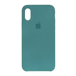 Силиконовый противоударный чехол-накладка для Apple iPhone X/XS, панель с защитой всего корпуса, софт-тач, pine green, ArmorStandart (ARM56944)
