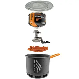 Система приготування їжі Jetboil Stash Cooking System Чорний-Помаранчевий - мініатюра 2