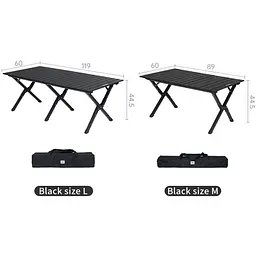 Складаний стіл Naturehike Star Jane T01 CNK2550JJ018, 119х60 см, вуглецева сталь, бежевий - мініатюра 2