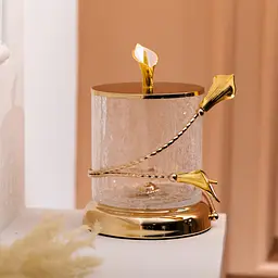 Банка для сипучих продуктів Calla lilies декоративна 20 см Yiwu HP-7-7 - мініатюра 2