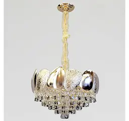 Компактна кришталева люстра Artlight 8836/50GD, золото, 11 ламп E14, Ø49 см, від 10-18 м² - мініатюра 2