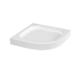 Душовий піддон RJ 100x100x14 см прямокутний в комплекті з сифоном white 100RZ812 білий