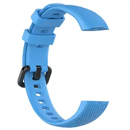 Силіконовий ремінець Primo для фітнес-браслета Huawei Honor Band 4/5 Sky Blue - мініатюра 3