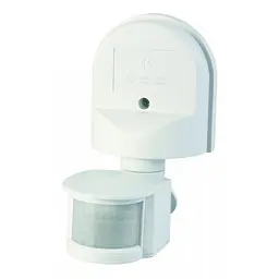 Датчик руху білий IP44  (кут захоплення 180°) LU-DD01-WHITE