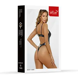 Боді SoftLine Collection 110890 2XL (чорний) - мініатюра 8