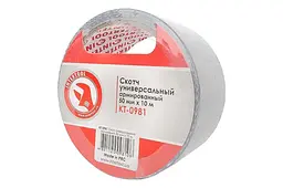 Стрічка клейка універсальна армована скотч Intertool 50 мм х 10 м - мініатюра 3