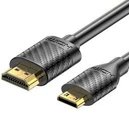 Кабель HDMI - miniHDMI 2 метра ULEN 4K двонаправлений швидкісний 18 Gbps шнур перехідник