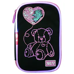 Пенал шкільний з LED Yes Pink Bear PH-35 - мініатюра 9