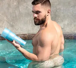 Мастурбатор-анус Fleshlight Fleshjack Boys: Griffin Barrows Cake зліпок, 25 см (тілесний) - мініатюра 8