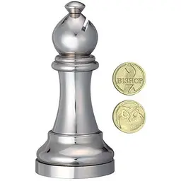 Головоломка Cast Puzzle Cast Chess Bishop silver Шахматный Слон (Офицер) 473684