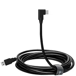 Кабель підсилений Oculus Link USB 3.2 Type-C Ф5 5 мм для Quest 2/3/Pro/Pico 4 5 м Чорний (AC-5mGB) - мініатюра 5