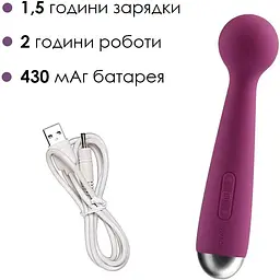 Вібромасажер з інтелектуальним режимом Svakom Mini Emma Violet - мініатюра 4