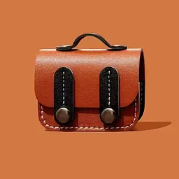 Шкіряний футляр Briefcase для навушників AirPods 3 Brown / Black - мініатюра 2