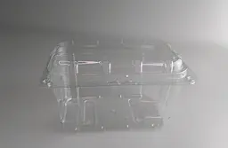 Кришка для харчової упаковки L1-1000, на 1 кг, 50 шт, 193x117x111 мм, колір прозорий для фасування, зберігання та транспортування - мініатюра 2