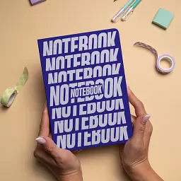 Блокнот в крапку «NOTEBOOK» синій - мініатюра 4