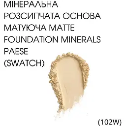 Мінеральна пудра для обличчя Paese Mineral Mattifying Foundation відтінок 102W (Natural) 7 г - мініатюра 2