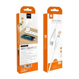 Кабель WUW-X196 USB Micro 2,4A 1m білий - мініатюра 2