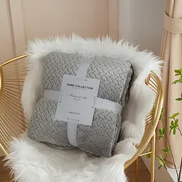 Плед для тварин Soft Warm Fluffy Pet Blanket 70х100 см Сірий
