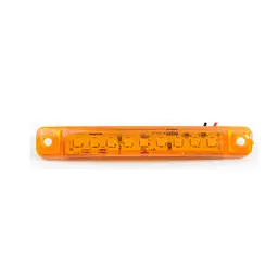 Габарит LED прямокутний 100х15 мм 12/24V 9 діодів Помаранчевий 10 шт. (EMR 53S) - мініатюра 2