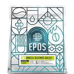 Кава в зернах EPOS BRAZIL ALFENAS DULCE свіжообсмажена 100% арабіка 1 кг