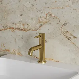 Змішувач для раковини Omnires Y brushed gold (Y1210NGLB) - мініатюра 3