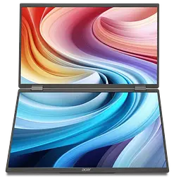 Монiтор 15.6" Acer Dual Portable PD163QTbmiuux (UM.ZP3EE.011) Black - мініатюра 6