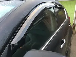 Дефлектори вікон ветровики для Kia Sportage 2010-2015 4 шт (Auto Clover) - мініатюра 2