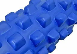 Масажний ролик EasyFit Grid Roller PRO 33 см Синій - мініатюра 3
