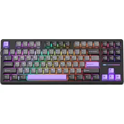 Клавіатура MageGee Light 87 Wireless Blue Whale Switch Dark Purple (6971969728721-UA) [164294]
