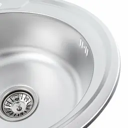 Кухонна мийка з нержавіючої сталі Platinum декор 490 (0,8/180 мм), Decor - мініатюра 3
