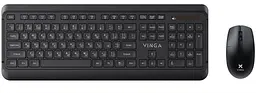 Комплект (Клавіатура та миша) Vinga KBSW-110 Wireless (KBSW-110) Black (KBSW-110 Black)
