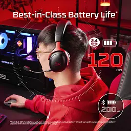 Гарнітура ігрова Cloud III S, WL/USB-A/USB-C, чорно-червоний HyperX teh0013072 - мініатюра 7