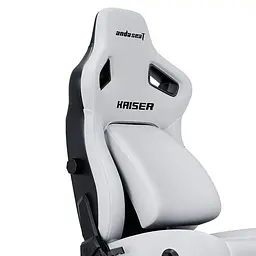 Ігрове крісло Anda Seat Kaiser 4 Size XL White Premium PVC (AD12YDDC-XLL-20-W-PV/C) - мініатюра 2