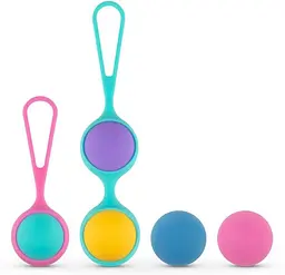 Вагінальні кульки PMV20 Vita - Kegel Ball Set для тренування м'язів тазового дна, набір з різною вагою
