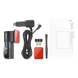 Відеореєстратор Hoco DV7 2K Display Hidden Driving Recorder Black - мініатюра 4