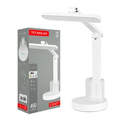 LED лампа настiльна з акумулятором TITANUM TLTF-014W 10W 3000-6000K TITANUM (29215-000)