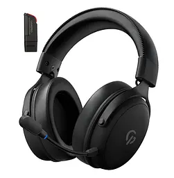 Ігрові бездротові навушники GamePro HSW-191-BL Asgard Skadi Wireless 7.1 Black