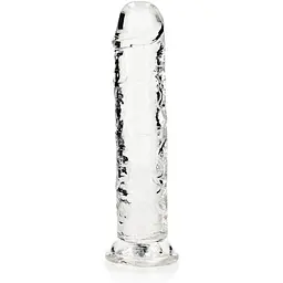 Фалоімітатор RealRock Crystal Clear 8'' 22 см (прозорий)