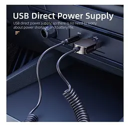 Bluetooth-адаптер Essager Bluetooth 5.0 автомобільний приймач AUX з мікрофоном (EB01) - мініатюра 2