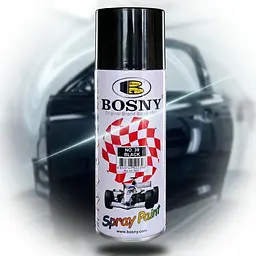 Фарба Акрилова Bosny Спрей 400 мл Чорний Глянець (№39)