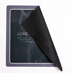 Килимок для ванної кімнати з діатоміту Love and freedom 58×58 (см) вологопоглинаючий килимок для будинку ванни Yiwu HP-42-10 - мініатюра 3