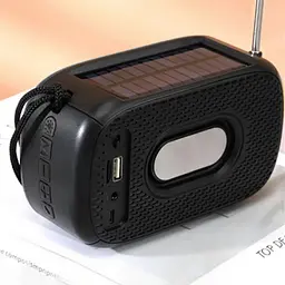 Портативна Bluetooth колонка з ліхтариком чорна TG632 5W IPX6 - мініатюра 2