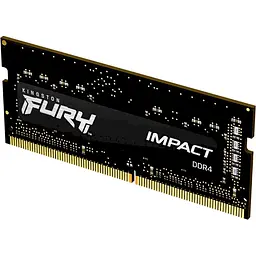Модуль пам'яті Kingston Fury DDR4 32Gb (2x16) Impact 3200 MHz Sodimm (KF432S20IBK2/32) - мініатюра 3