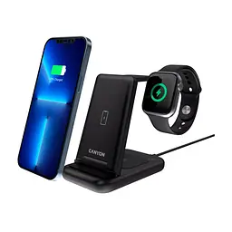 Зарядний пристрій Canyon WS- 304 Foldable 3in1 Wireless charger (CNS-WCS304B) - мініатюра 6